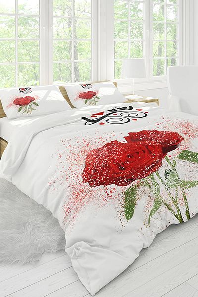 Colorpool Set cuvertură dublă Rose