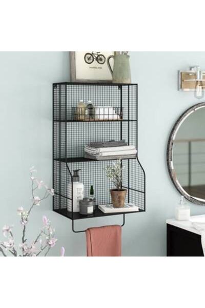 Wess Dizayn Metal Havluluk Banyo Mutfak Duvar Rafı Wd-218