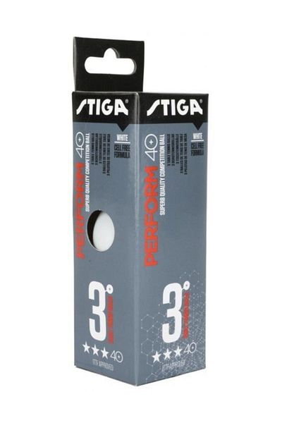 STIGA Perform 40+ 3 Pieces Professional Plastic Match Ball