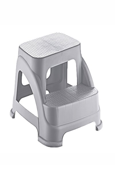 HOBBY LİFE Merdivo Büyük Basamaklı Gri Tabure - Rnldmr081397-grey