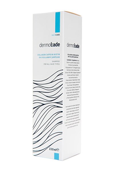 Dermocade Collagen Caffeine Biotin Frequent Use Shampoo 220 ml