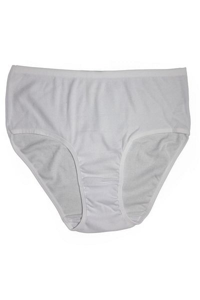 Özten İç Giyim Γυναικεία εσώρουχα White Stripe Cotton Bato - Συσκευασία των 6