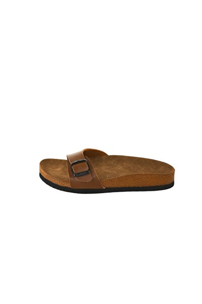 JustBow Светлокафяви унисекс чехли