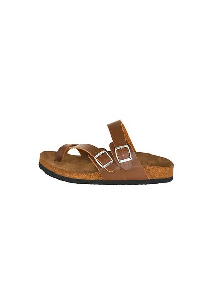 JustBow Tan Unisex Slippers