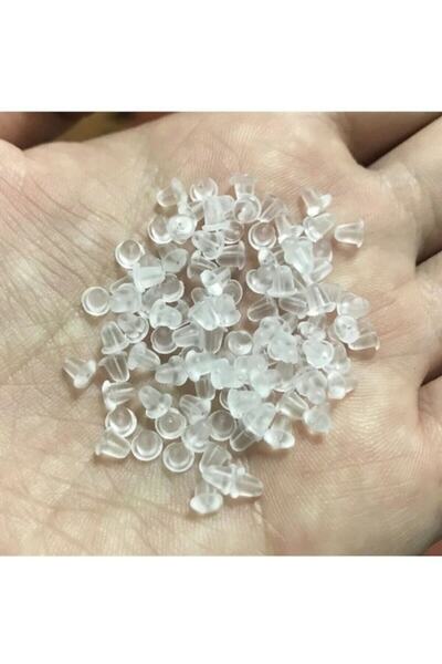 TakıConcept 100 Adet Silikon Küpe Arkası 2 Paket