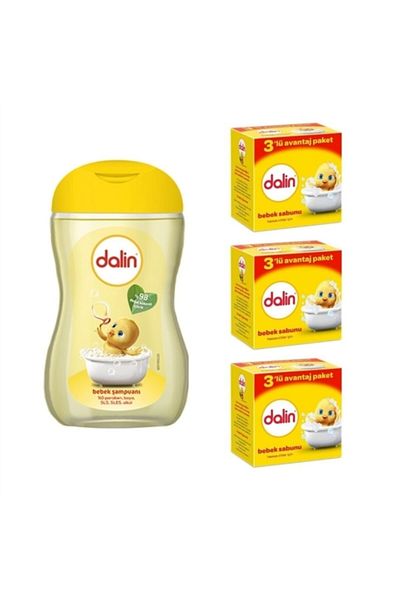 Dalin 200 ml Baby Shampoo and 9 Pack Sensitive Skin Soap