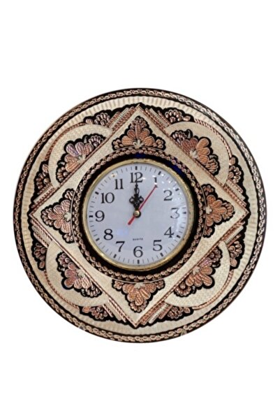 Dergah Bakır 35cm Saat Bakır Saat Hediyeliksaat Hediyelik Bakır Saat Hediyelik Bakır Saat Bakır Duvarsaatı