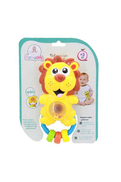 BİRLİK TOYS Babycim الأسد خشخيشة صوت /