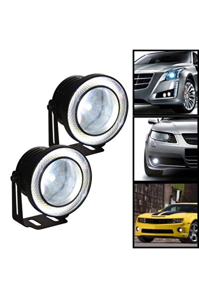 Cnk Oto Angel Ledli Mercekli Sis Farı 76mm