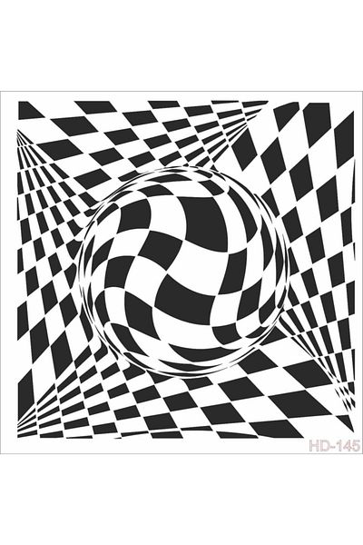 Cadence Hd145 Home Decor Stencil 45x45