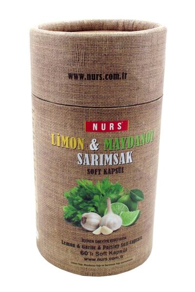 Nurs Limon Maydanoz Sarımsak Soft Jel 60 Lı Kapsül
