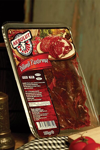 Akbulut Et %100 Dana Antrikot Pastırma 100 gr