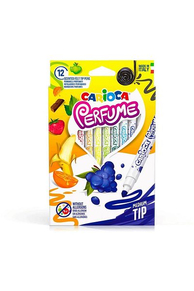 CARIOCA Set of 12 Scented and Felted Crayons