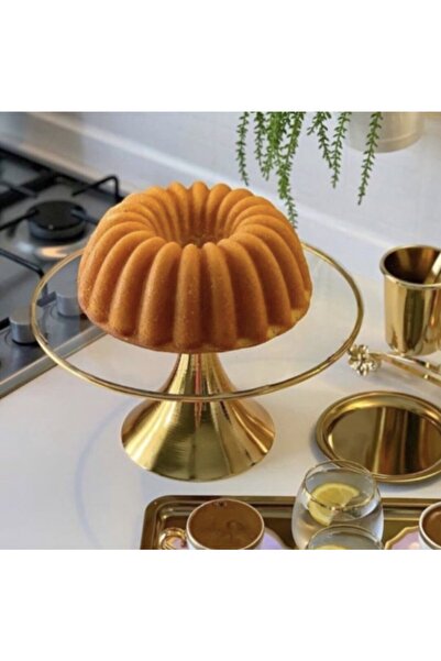 eoshome Round Presentation Rack with Large Gold Detail