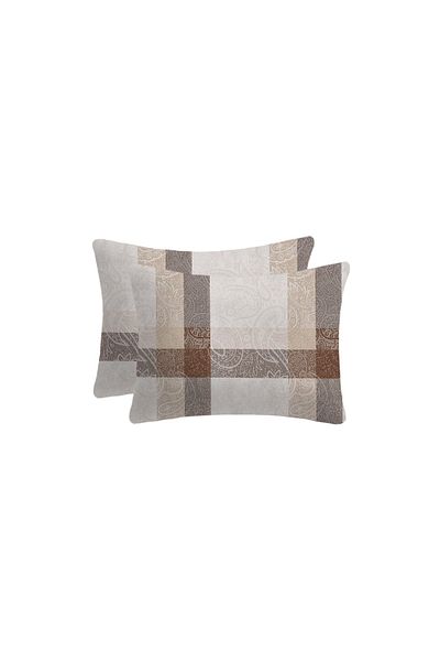 Lief Home 100% памучна калъфка за възглавница с цип| 50x70 (2 бр.)