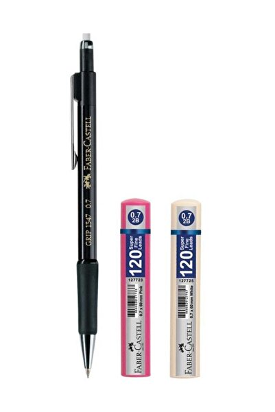 Faber Castell L 1347 Versatil Kalem 0.7 Siyah + 120'li 0.7 Uç 2 Adet