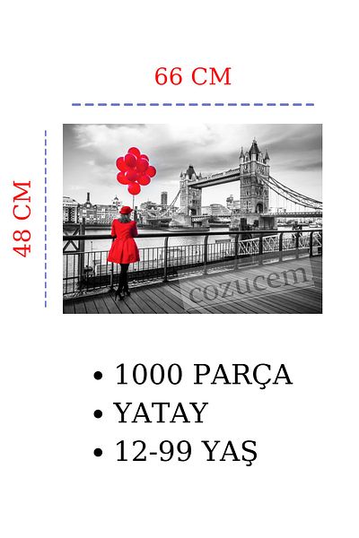 Anatolian Puzzle 1000 Pieces Tower Bridge 1040