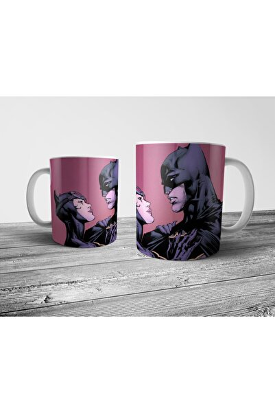 Pixxa Model 3 Batman & Catwoman Kupa Bardak