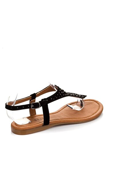 Fox Shoes Czarne sandały damskie B548392002