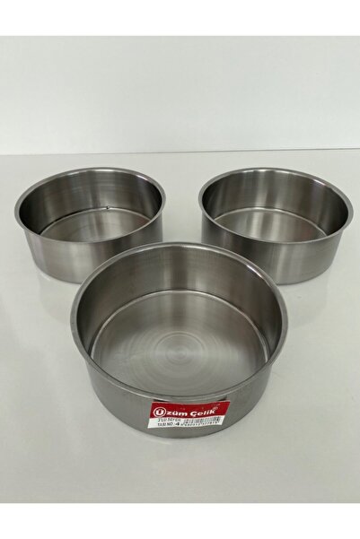 mobilreyon - Sefer Tası 3 Lü 1.no (EN KÜÇÜK BOY) - Yemek Saklama Kabı-1 Kişilik Sefertası (13X5 CM)