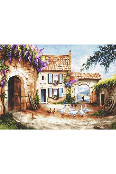 Genel Markalar Luca-s Artgoblen Baskısız Kanaviçe Kiti Letı-902