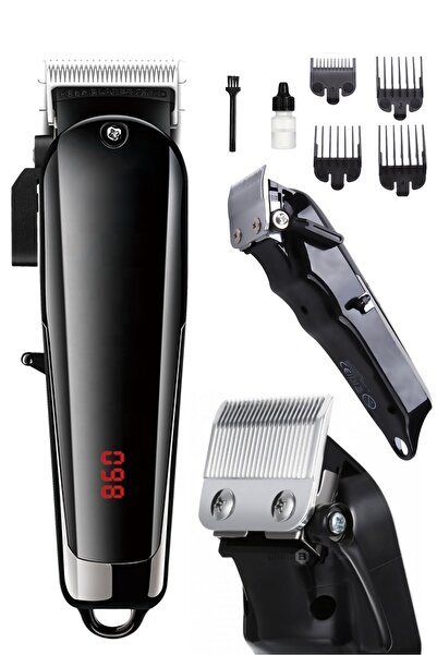 yopigo Yp 6149 Lcd Turbo High Power Şarjlı Saç Sakal Kesme Tıraş Makinesi