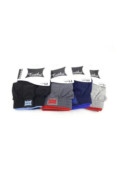 Tutku Ανδρικά Flat Boxers 4 Χρώματα Σετ 4 τεμαχίων
