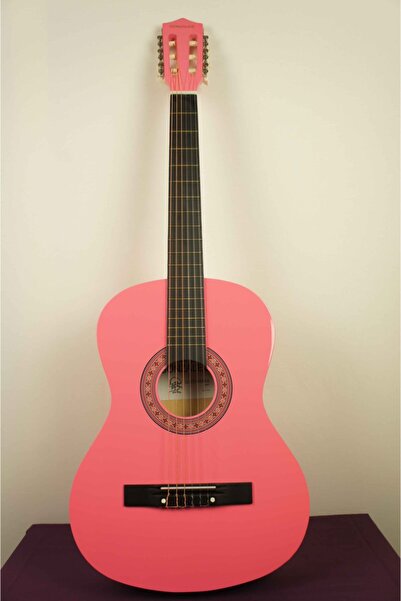 gonzales M-831pk 3/4 Boy(7-10 Yaş) Başlangıç Düzeyi Pembe Renk Klasik Gitar-kılıf Ve Pena Hediye
