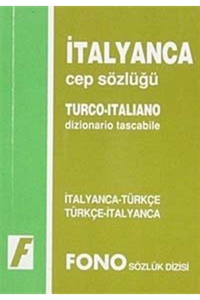 Fono Yayınları Italian Pocket Dictionary (italian/turkish-turkish/italian)