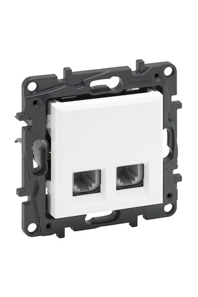 Legrand Raventi Series Rj11 Telephone Socket 2 Cıkıs White