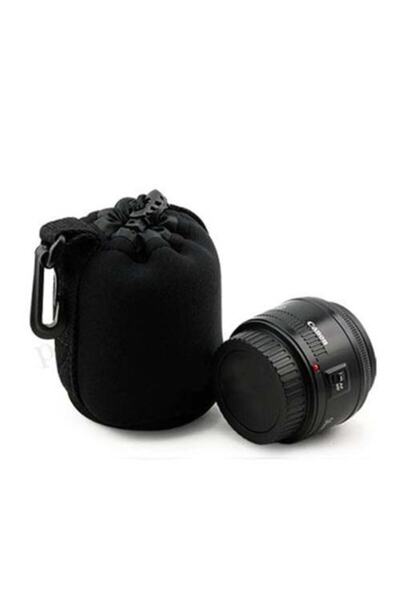 Mettzchrom Yongnuo 50mm Lens Için Neopren Yumuşak Kılıf Koruyucu Kılıf Lens Ç...