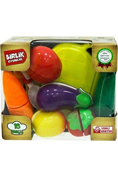 Genel Markalar Oyuncak 16 Parça Meyve Sebze Seti Eğitici Geliştirici Oyuncak ...