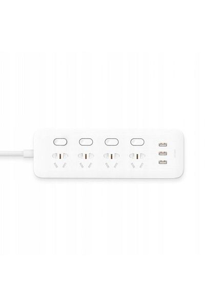 Xiaomi Mijia Plug 4-Piece Power Strip 3 كابل تمديد USB