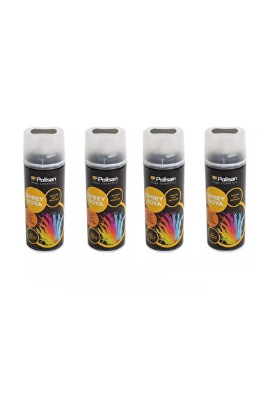 Polisan Antrasit 7016 Akrilik Sprey Boya 4 X 400 ml