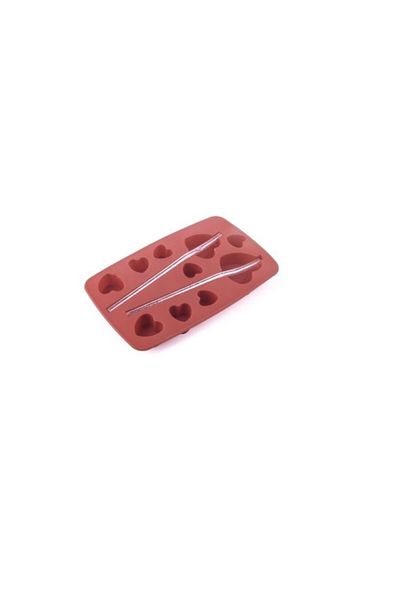 klt Silicone Heart Ice Mold Red 20 X 12 Cm