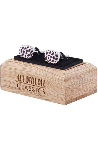 ALTINYILDIZ CLASSICS Erkek Bordo Kol Düğmesi