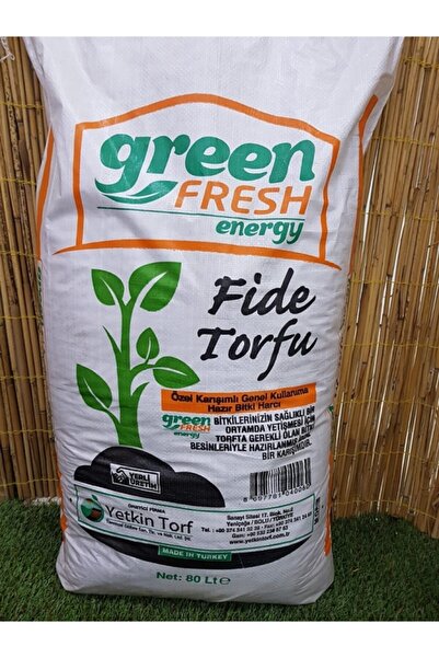 green fresh Torf 80 Lt 2 Adet Toprak Çiçek Toprağı Saksı Toprağı Perlitli Tor...