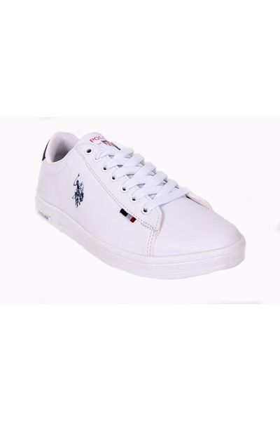 U.S. Polo Assn. Unisex White Franco Casual Sports Shoes