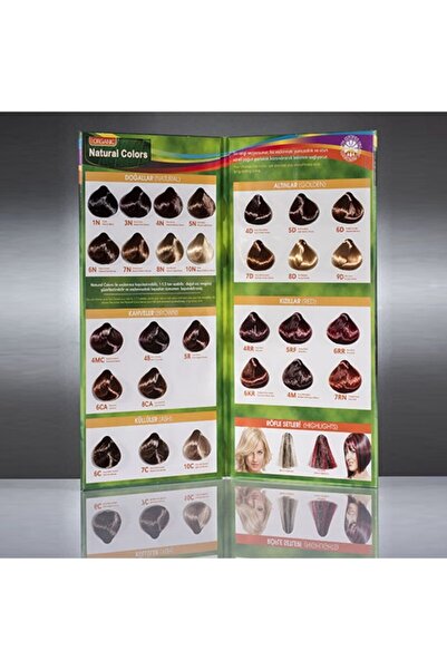 Natural Colors Çikolata Kahve Kızılı Organik Saç Boyası 6kr