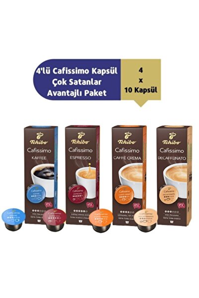 Tchibo Cafissimo   4x10 Kapsül Kahve