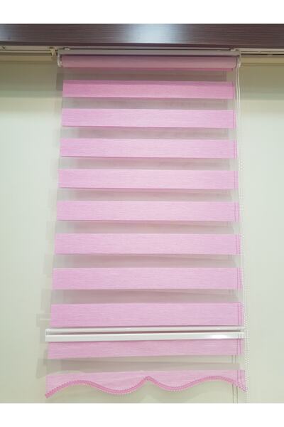 elis perde Bambu Desen Zebra Stor Perde (pembe)