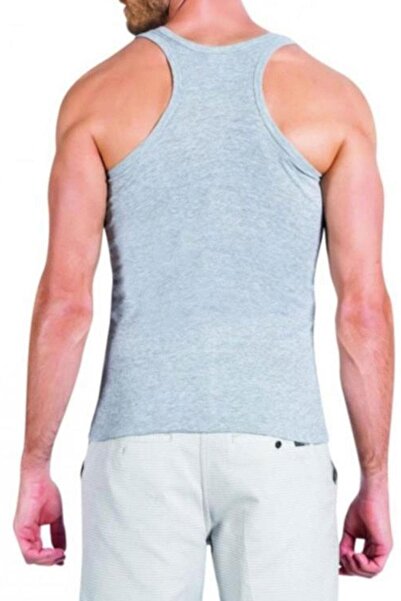 MODY Чоловічий сірий атлет Rambo - бавовняний спортивний атлет, набір з 2 штук