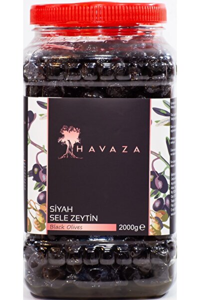 Havaza Siyah Sele Zeytin - 2000 gr 291-320 Kalibre