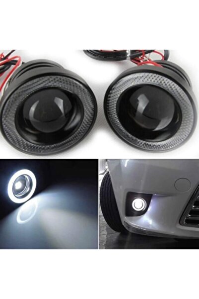 TEKNOCLUB Angel Ledli Mercekli Sis Farı Gün Işığı 76mm