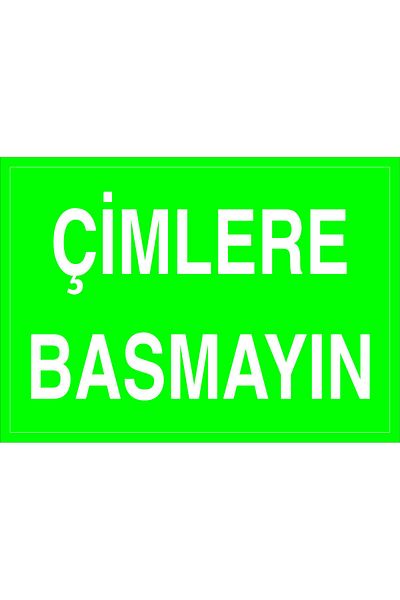 Burada Medikal ve Reklam ملصق لاصق لاصق على شكل خطوة على Cimlere مقاس 70 × 100 سم