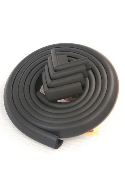 AGUBUGU BABY Slim Rubber Edge + Corner Protector Set Black