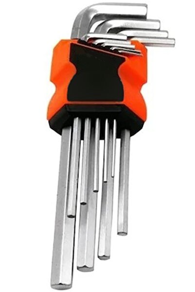 MOBEE Shtools 9 Parça Çift Taraflı Torx Alyan Allen 9 Parça Çelik Anahtar Tak...