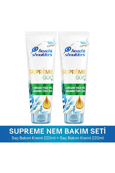 Head&Shoulders Head & Shoulders Supreme Power Argan Oil and Bamboo Essence Conditioner 220 ml*2