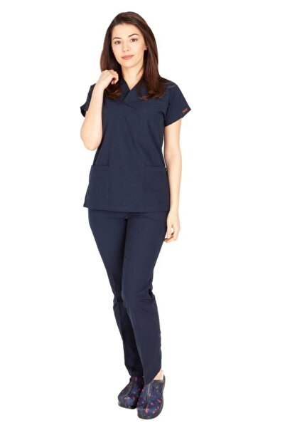 VEHBİ Uniformă pentru femei, doctori și asistente medicale, din țesătură de a...