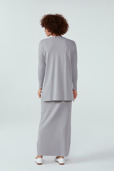 Niliwi Rayon Pencil Skirt Gray